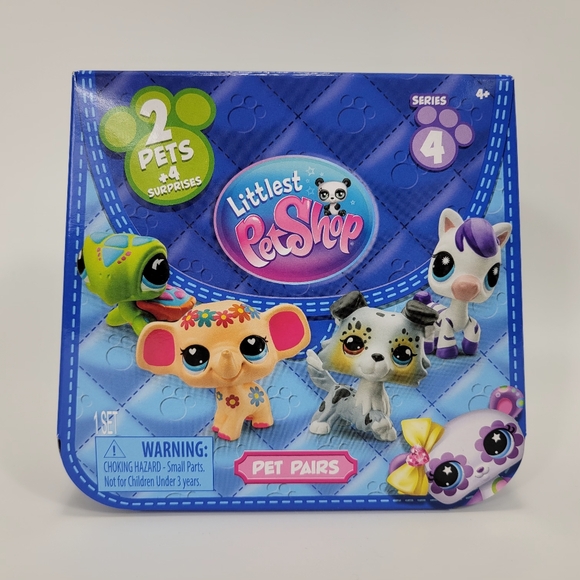 Littlest Pet Shop Other - Littlest Pet Shop LPS Gen 7 Series 4 Pet Pairs Mystery Box 2 Pets 4 Surprises